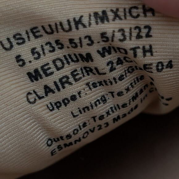 Reaction Kenneth Cole Claire Rhinestone Embellished Sneaker Size US5.5 EU35.5 - Picture 6 of 15